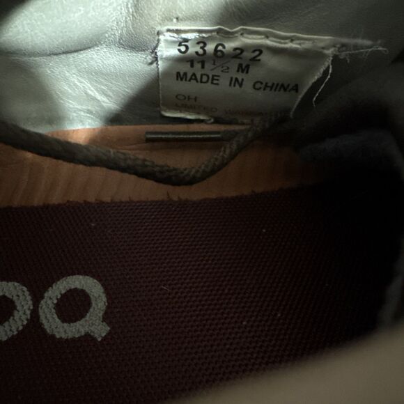 Footjoy Dryjoys Brown Optiflex Leather Golf Shoes Men Size 11.5 M 53622 Croc - Picture 7 of 7